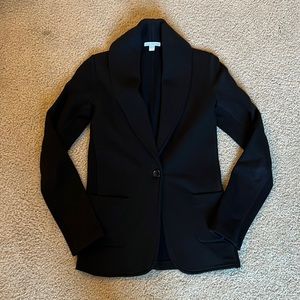 James Perse cotton black blazer size 1